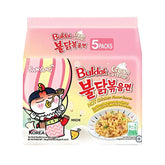 Samyang Buldak Spicy Chicken Ramen (5-Pack) - Creamy Carbonara - Asian Needs
